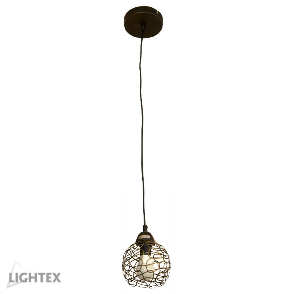 ПЕНДЕЛ MARINA 1ХЕ14 ЧЕРЕН АНТИК LIGHTEX