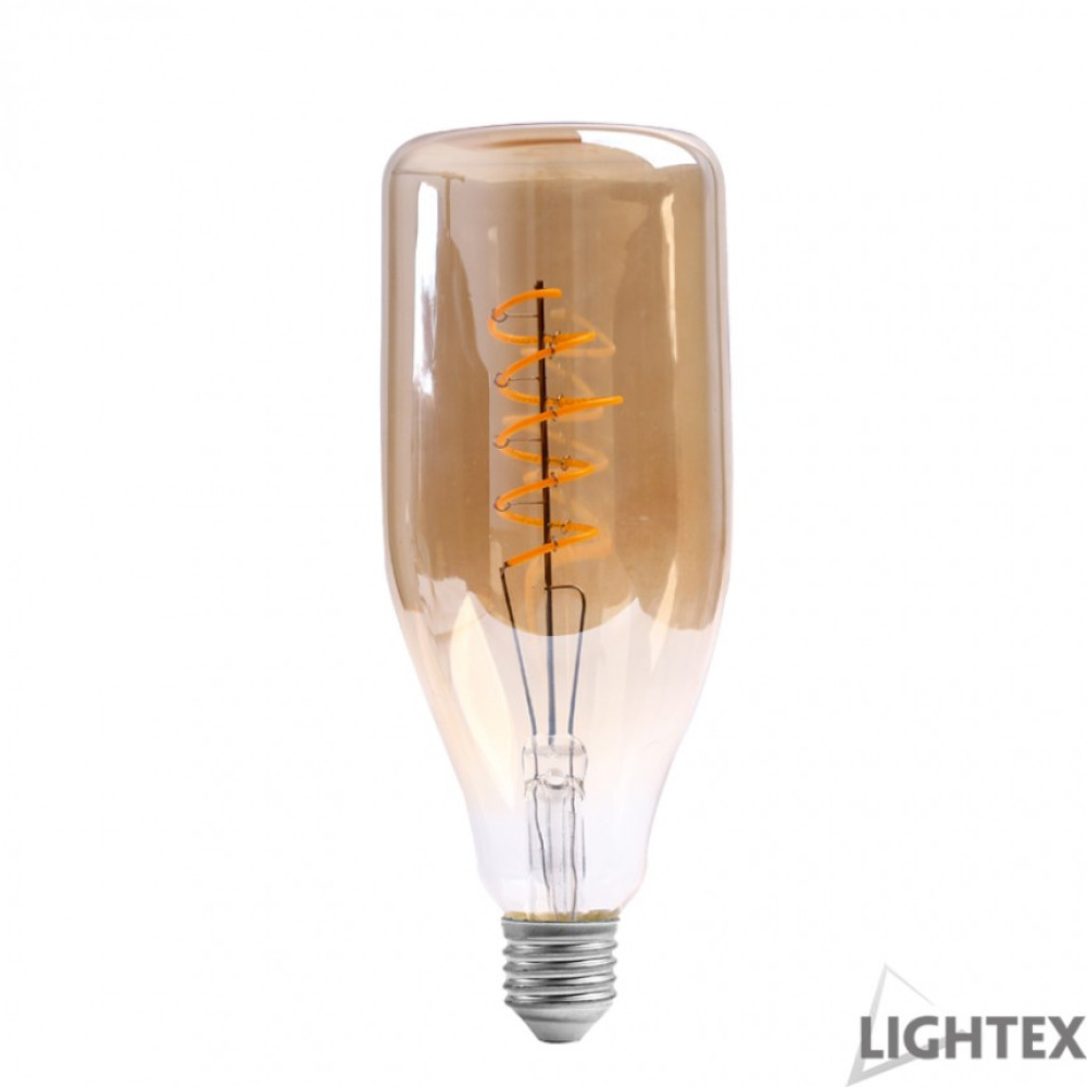Led лампа FILAMENT димируема 4W 220V E27 BT78 Gold 2200K 220lm